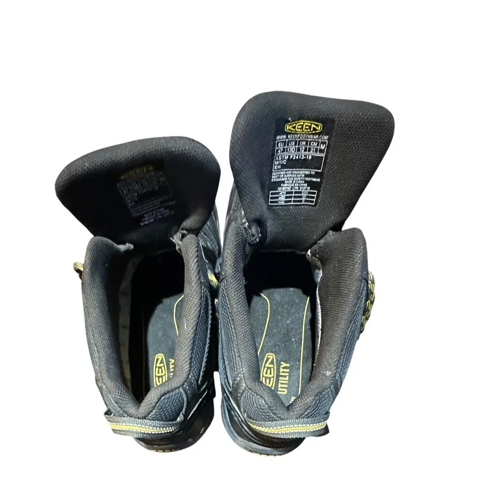 Keen Utility Lansing Mid Steel Toe Keen Dry Oil/Slip Resistant Reflect Boots 13D